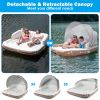 Inflatable Pool Float Lounge Swimming Raft