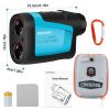 Professional Precision Laser Golf Rangefinder 656Yard 6X Magnification Distance Angle Speed Measurement