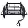 Bike Trailer 51.2"x28.7"x19.1" Steel Black