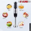 5 Core Handheld Blender, Electric Hand Blender 8-Speed 500W, Immerson Hand Held Blender Stick with Food Grade Stainless Steel Blades for Perfect for S