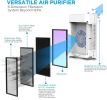 Mooka True HEPA+ Air Purifier, Large Room to 1,350 Sq Ft, Auto Mode, Air Quality Sensor, Enhanced 6-Point Purification, for Allergies and Pets, Rid of