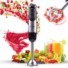 5 Core Handheld Blender, Electric Hand Blender 8-Speed 500W, Immerson Hand Held Blender Stick with Food Grade Stainless Steel Blades for Perfect for S