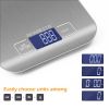 Digital Electronic Kitchen Food Diet Postal Scale Weight Balance 5KG 1g 11lb Kitchen Scales Stainless Steel Weighing For Food Diet Postal Balance Meas