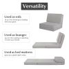 Convertible Lounger Folding Sofa Sleeper Bed