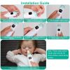 Rechargeable Baby Nose Cleaner with Soothing Music Mucus Snot Booger Cleaner Anti-Backflow for Baby Infant 3 Intensity