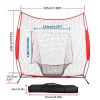 7x7ft Baseball Softball Teeball Practice Net Batting Hitting Pitching Training Net