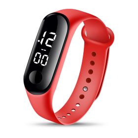 Couple's Leisure Sports Electronic Watch (Color: Red)