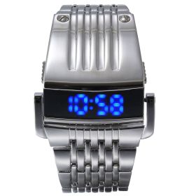 Explosive Men's Creative Design Watch (Option: Silver blue)