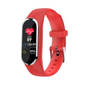 New M8 Smart Bracelet ECG Heart Rate Sleep (Color: Red)