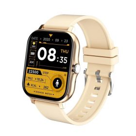 Y13 Smart Watch Pedometer Heart Rate Monitoring Bluetooth Call (Color: Gold)