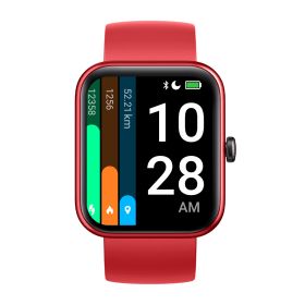 Smart Watch 1.69 Inch 300mAh Multiple Sports Modes And Multiple Languages (Color: Red)