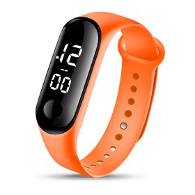 Couple's Leisure Sports Electronic Watch (Color: Orange)