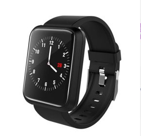 Smart Bracelet Blood Pressure Heart Rate Sports Bracelet Men And Women Big Color Screen Bluetooth Bracelet (Color: Black)