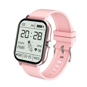 Y13 Smart Watch Pedometer Heart Rate Monitoring Bluetooth Call (Color: Pink)