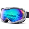 Snowledge Ski Goggles-Snow Snowboard Goggles OTG for Men Women Adult, Anti Fog 100% UV Protection