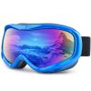 Snowledge Ski Goggles-Snow Snowboard Goggles OTG for Men Women Adult, Anti Fog 100% UV Protection