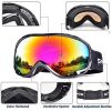 Snowledge Ski Goggles-Snow Snowboard Goggles OTG for Men Women Adult, Anti Fog 100% UV Protection