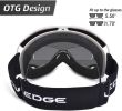 Snowledge Ski Goggles-Snow Snowboard Goggles OTG for Men Women Adult, Anti Fog 100% UV Protection