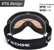 Snowledge Ski Goggles-Snow Snowboard Goggles OTG for Men Women Adult, Anti Fog 100% UV Protection