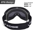 Snowledge Ski Goggles-Snow Snowboard Goggles OTG for Men Women Adult, Anti Fog 100% UV Protection