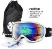 Snowledge Ski Goggles-Snow Snowboard Goggles OTG for Men Women Adult, Anti Fog 100% UV Protection