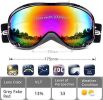 Snowledge Ski Goggles-Snow Snowboard Goggles OTG for Men Women Adult, Anti Fog 100% UV Protection