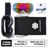 Snowledge Ski Goggles-Snow Snowboard Goggles OTG for Men Women Adult, Anti Fog 100% UV Protection