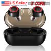 5 CORE Wireless Earbuds, Bluetooth 5.0 Noise Cancelling Headphones w/Charging Case- 132Hrs Play Time, Built-in Microphone IPX8 Waterproof for Sports W