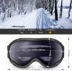 Snowledge Ski Goggles-Snow Snowboard Goggles OTG for Men Women Adult, Anti Fog 100% UV Protection