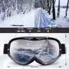 Snowledge Ski Goggles-Snow Snowboard Goggles OTG for Men Women Adult, Anti Fog 100% UV Protection