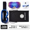 Snowledge Ski Goggles-Snow Snowboard Goggles OTG for Men Women Adult, Anti Fog 100% UV Protection