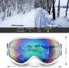 Snowledge Ski Goggles-Snow Snowboard Goggles OTG for Men Women Adult, Anti Fog 100% UV Protection