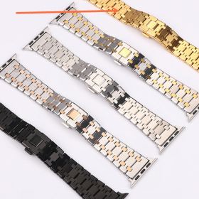 Watch Stainless Steel Luxury Band (Option: Gold-41mm)